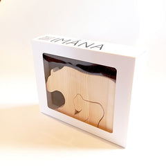 decorative "fit the parts" game - mamma bear & cub