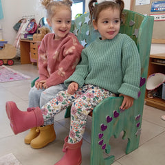 birthday chair for twins