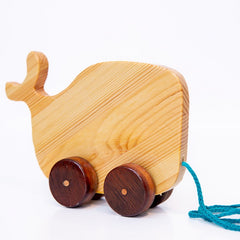 toddlers' pull toy - whale