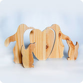 decorative "fit the parts" game - penguins at heart