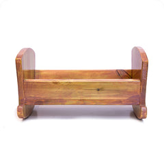 עריסה לבובה - קלאסית - סגלגל