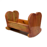 עריסה לבובה - לב - סגלגל