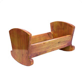 עריסה לבובה - קלאסית - סגלגל