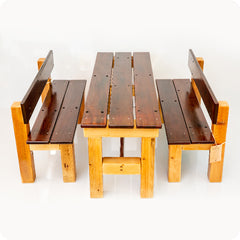 benches + table kory set