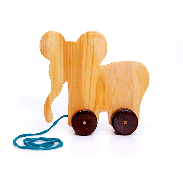 toddlers' pull toy - elephant